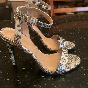 Abound snakeskin heels